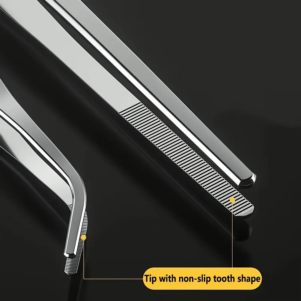 2pcs Professional Stainless Steel Kitchen Tweezers