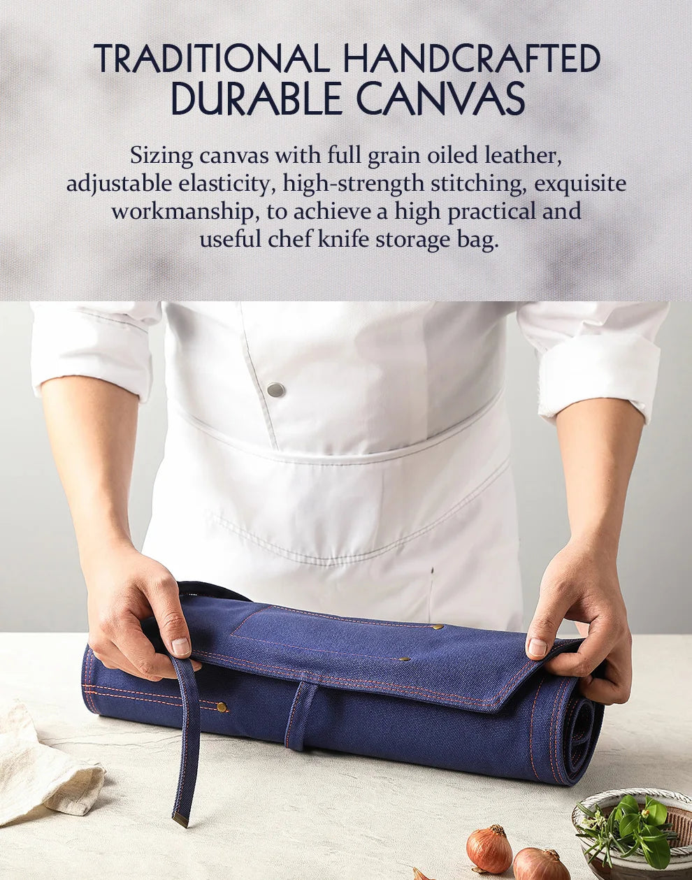 Chefswords Portable Rolling Knife Bag