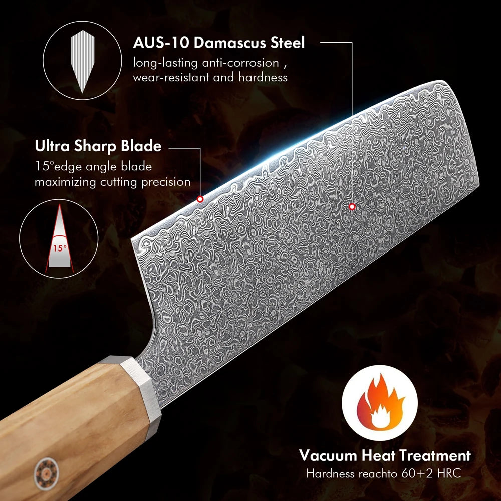 6.5-inch Japanese Nakiri Knife