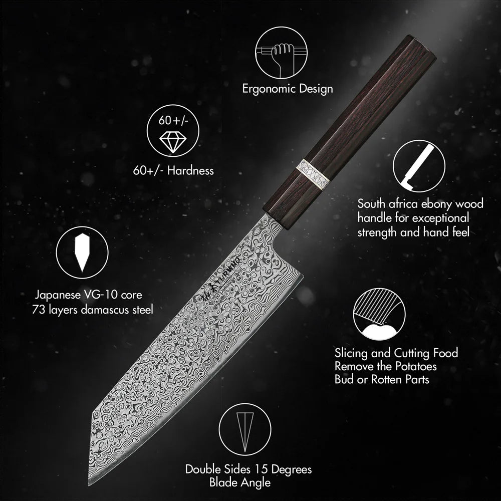 TURWHO 7 Inch Kiritsuke Knife