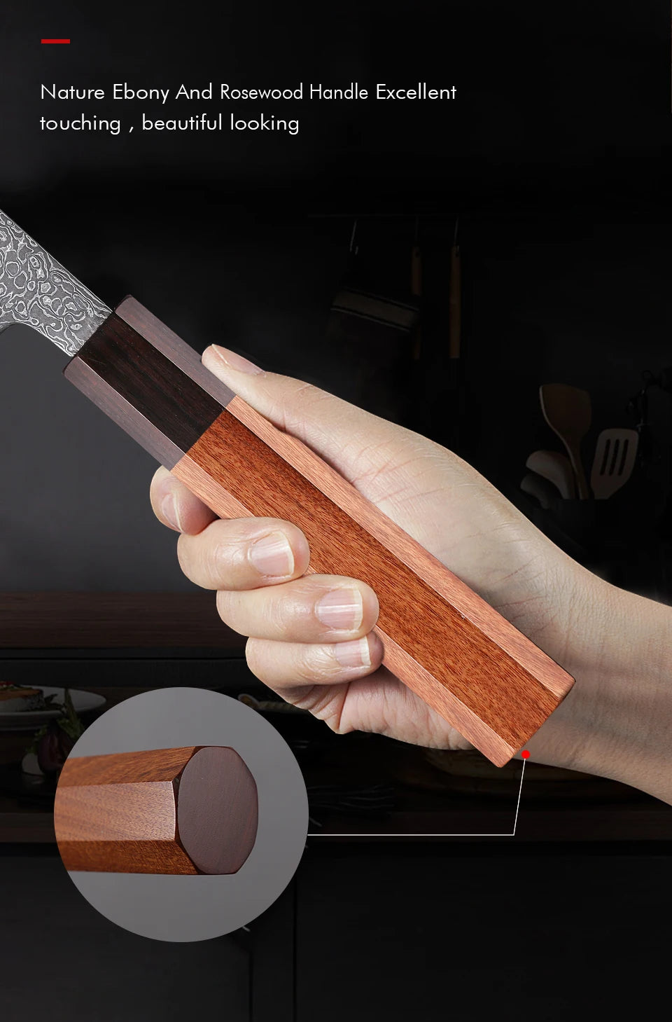 Chefswords 7-inch Japanese Kiritsuke Chef Knife