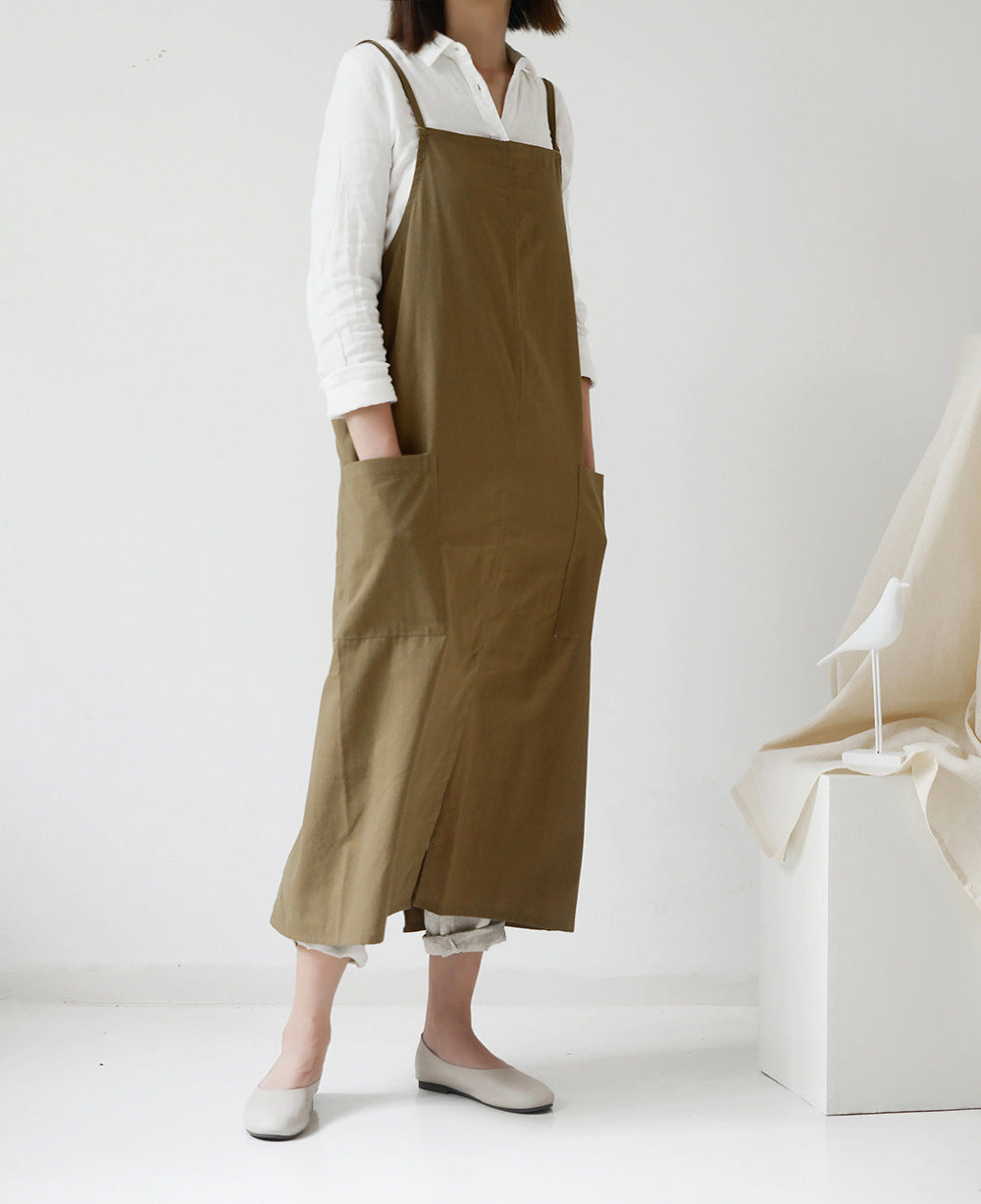 Kitchen Nordic Style Coverall Apron