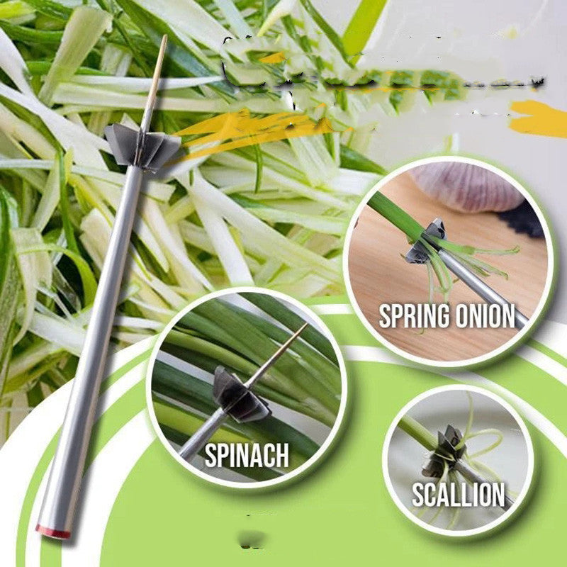 Scallion Cutter Stainless Steel Plum Blossom Cutter – ChefsWords