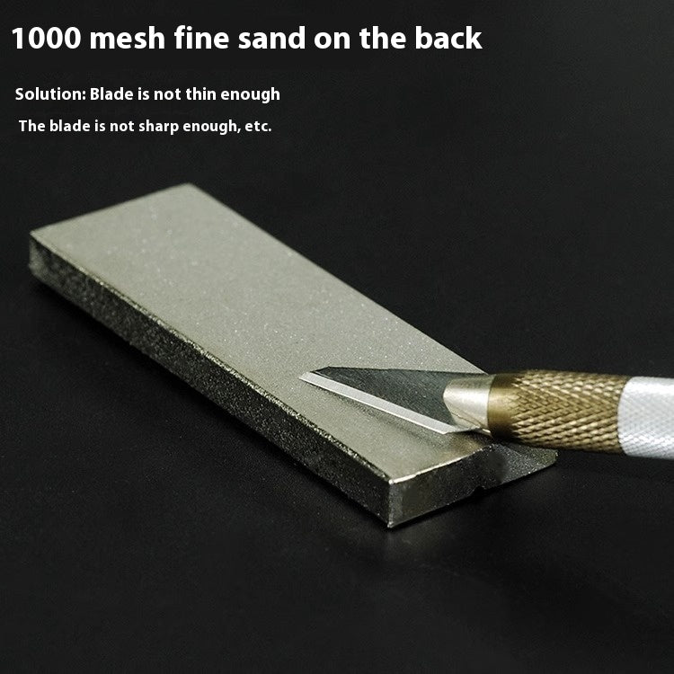 Gold Steel Sharpening Stone Tweezers Repair Device