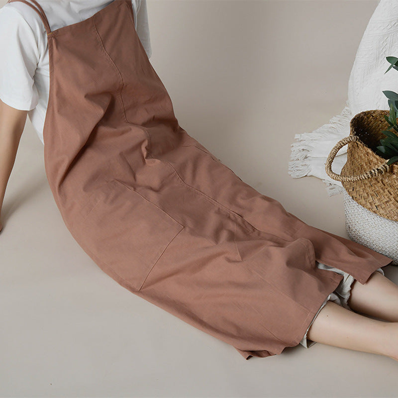 Kitchen Nordic Style Coverall Apron