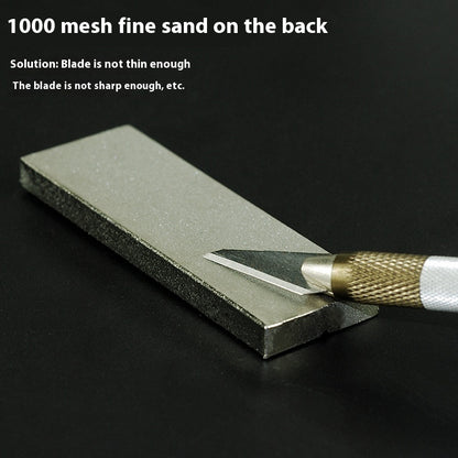 Gold Steel Sharpening Stone Tweezers Repair Device