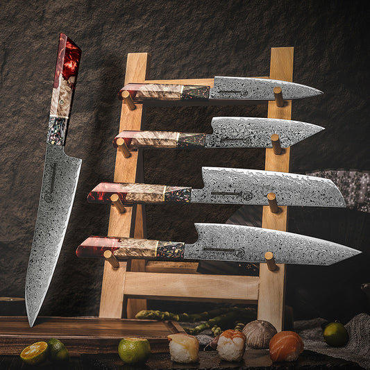Japanese Hikari Knife Set, Razor Edge.