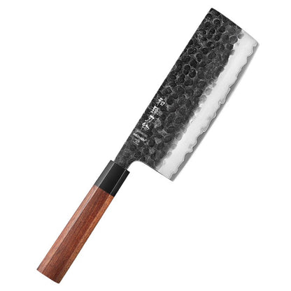 HEZHEN 1-4PC Kitchen Knife Set Slicing Stainless Steel Composite Steel Chef Santoku Nakiri Utility Rosewood Handle Gift Box