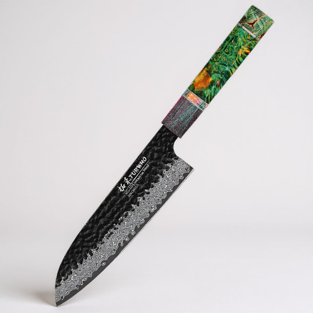 Chefswords 7-inch Hand Forged Santoku Knife