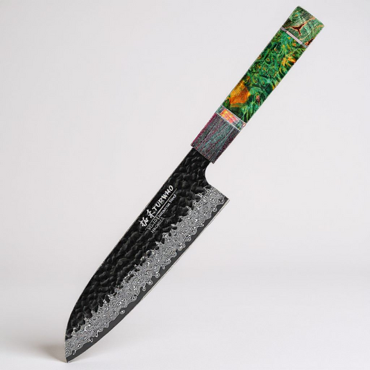 Chefswords 7-inch Hand Forged Santoku Knife