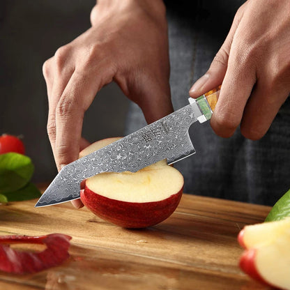 Chefswords 5" Utility Knife 67 Layer AUS10 Damascus Steel Chef Knife