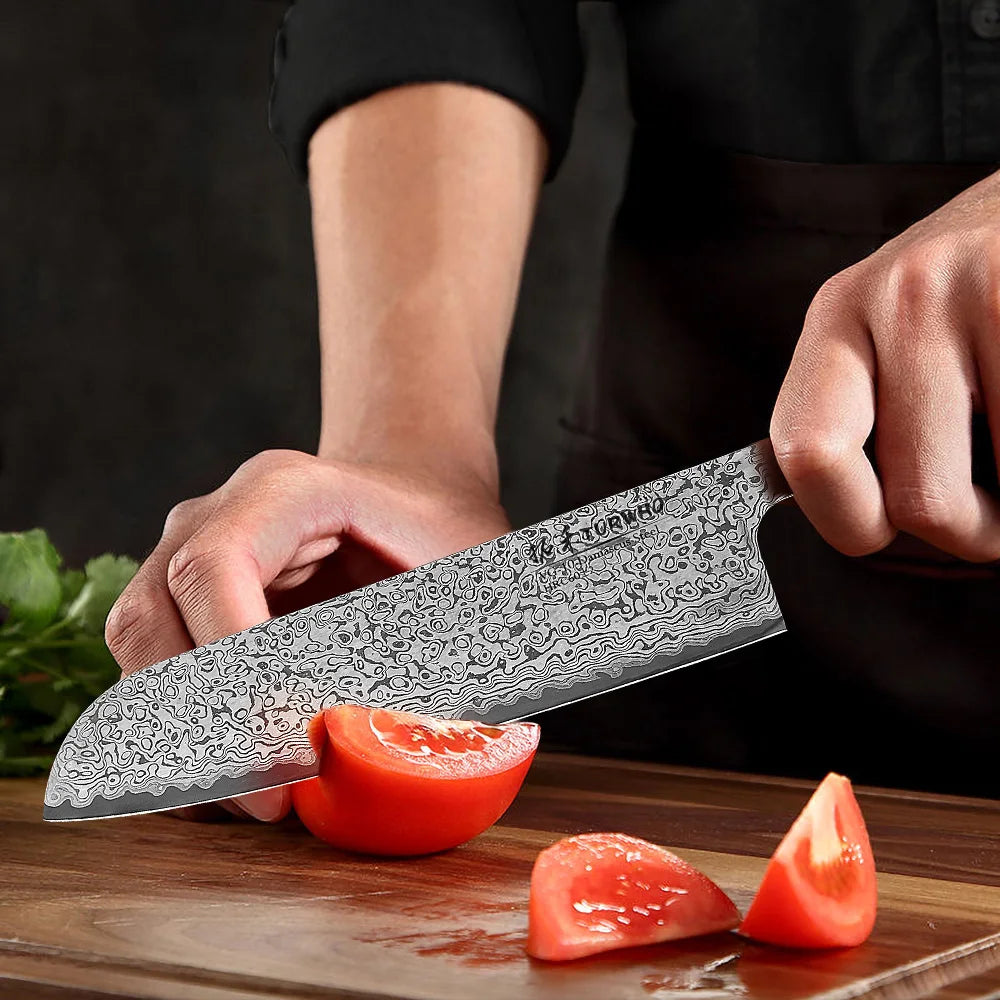 TURWHO 7-inch Santoku Knife