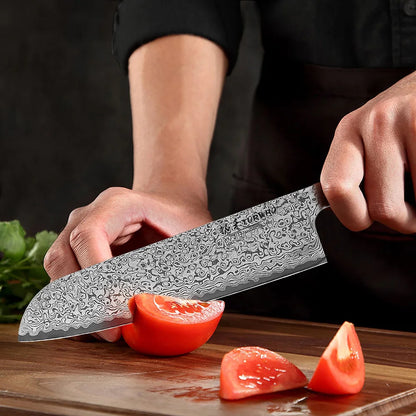TURWHO 7-inch Santoku Knife