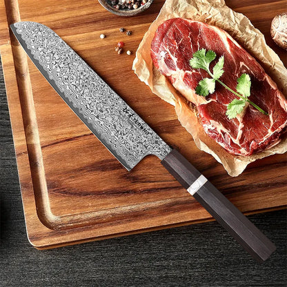 TURWHO 7-inch Santoku Knife
