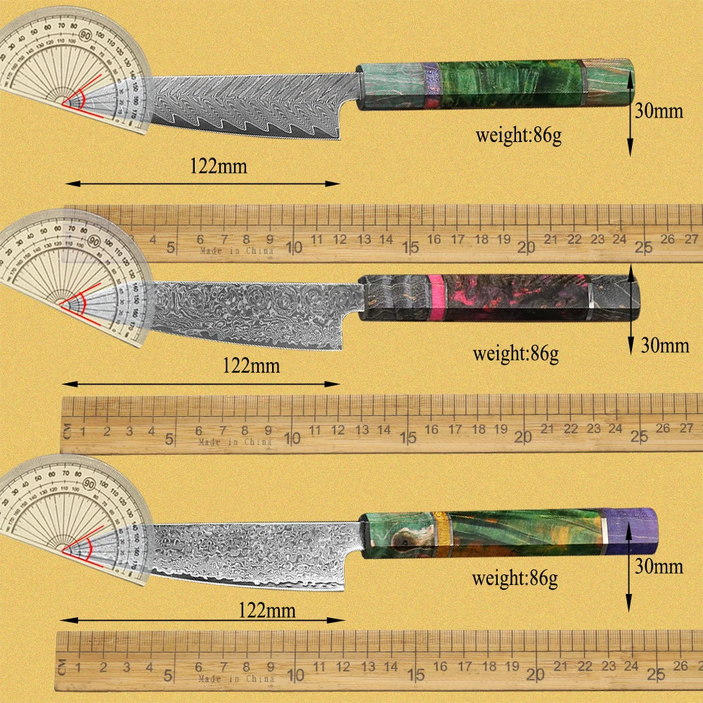Chefswords 5-inch Utility Knife 67 layer Damascus Steel
