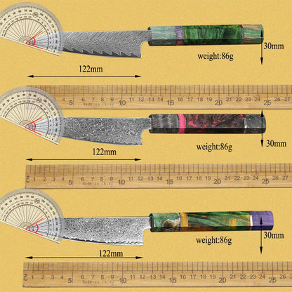 Chefswords 5-inch Utility Knife 67 layer Damascus Steel