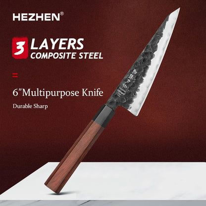 HEZHEN 1PC-4PC Kitchen Knife Set