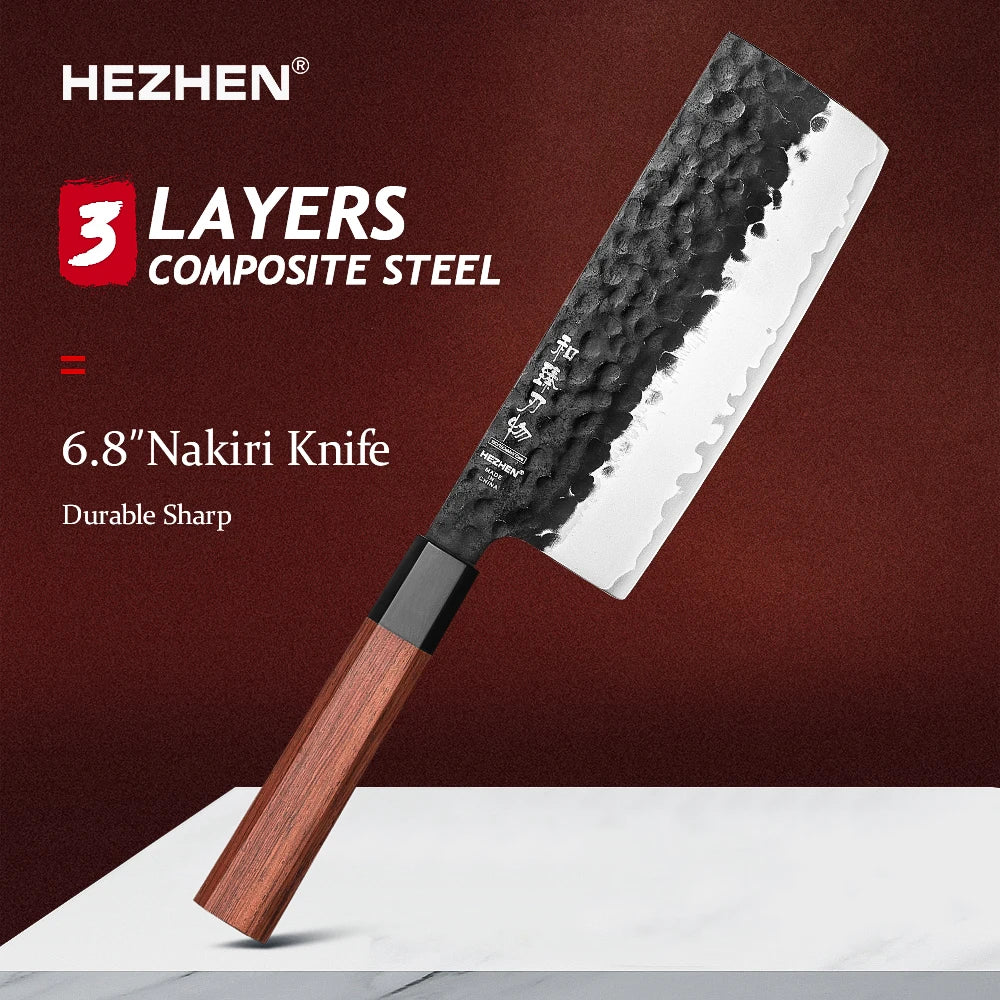 HEZHEN 1PC-4PC Kitchen Knife Set