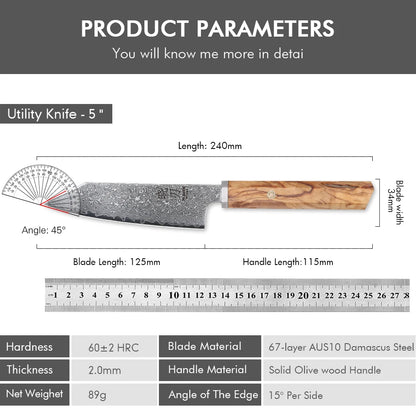 5" Utility Petty Knife