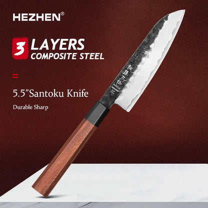 HEZHEN 1PC-4PC Kitchen Knife Set