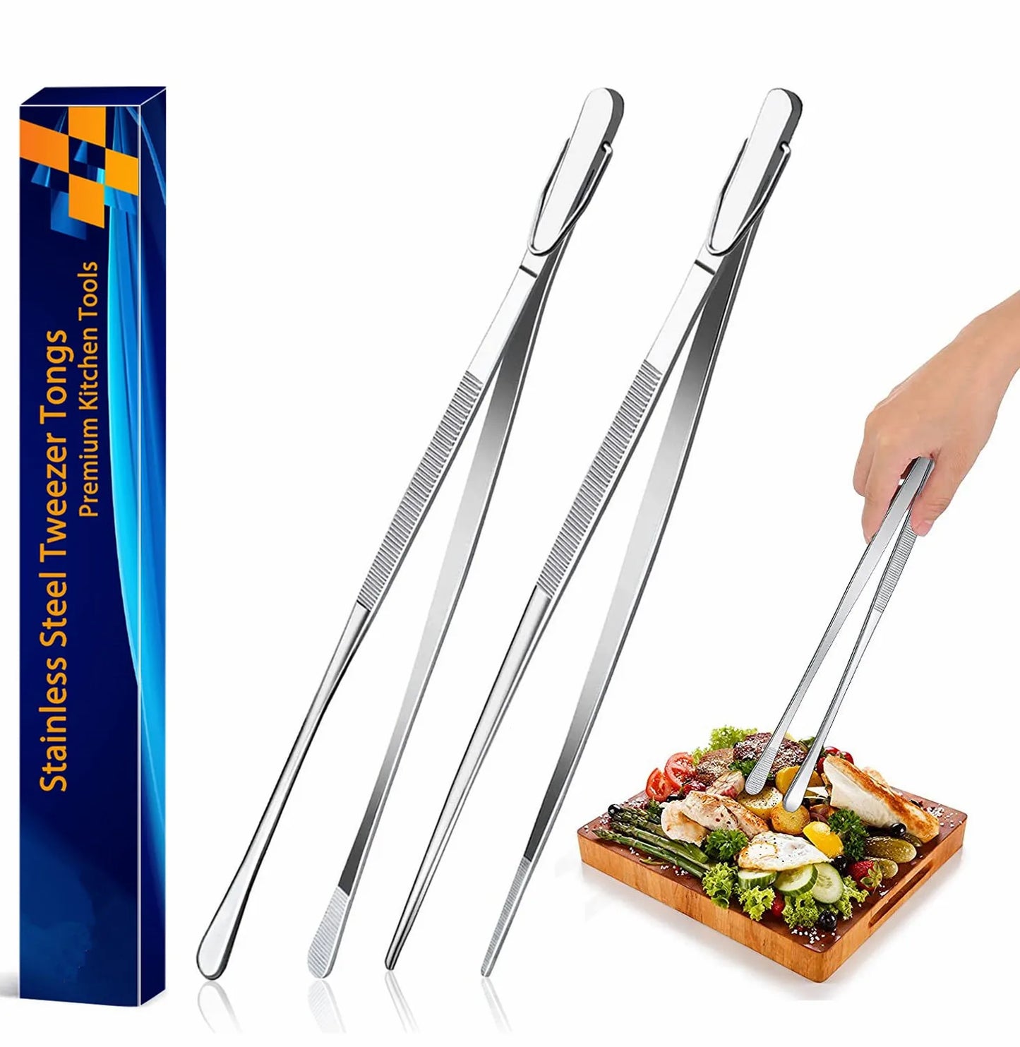 12inch Stainless Steel  Kitchen Tweezers
