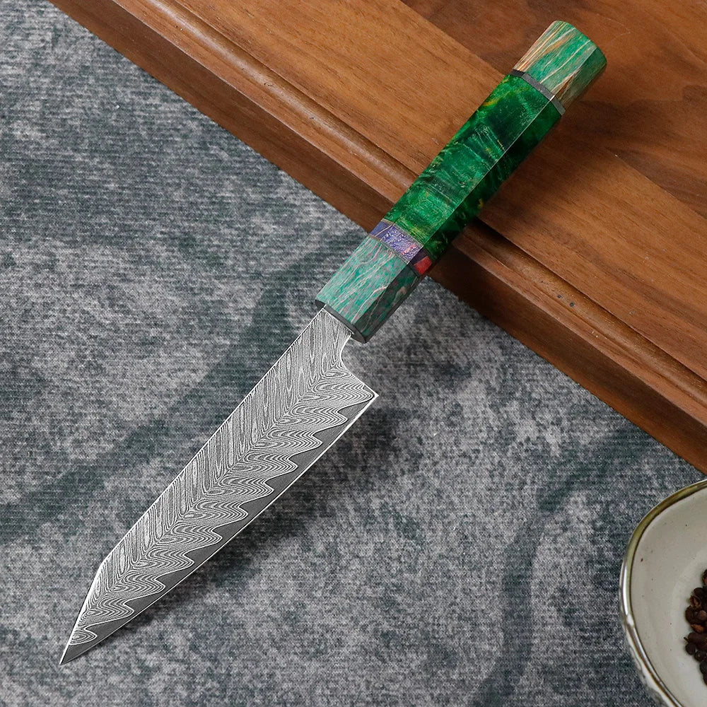 Chefswords 5-inch Utility Knife 67 layer Damascus Steel