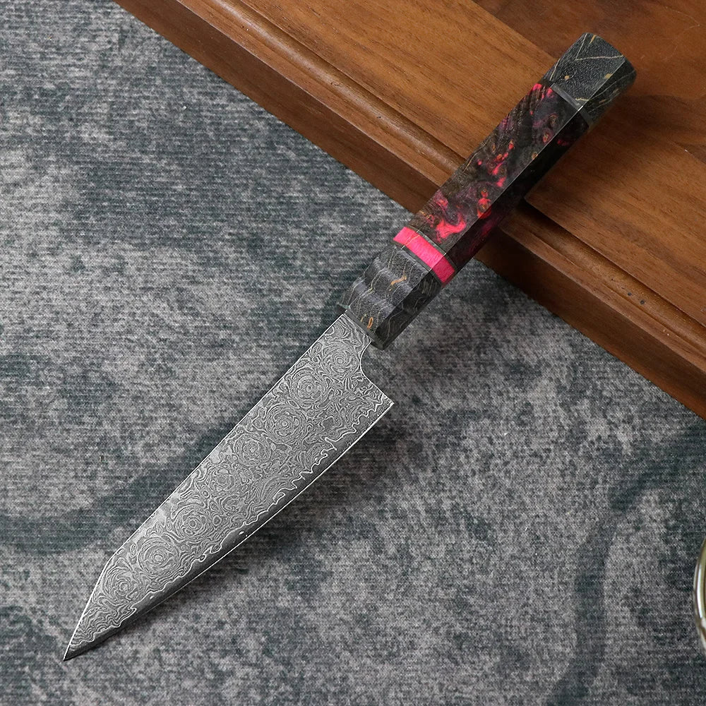 Chefswords 5-inch Utility Knife 67 layer Damascus Steel