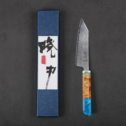 Chefswords 5" Utility Knife 67 Layer AUS10 Damascus Steel Chef Knife