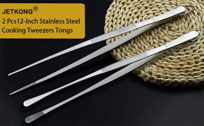 12inch Stainless Steel  Kitchen Tweezers